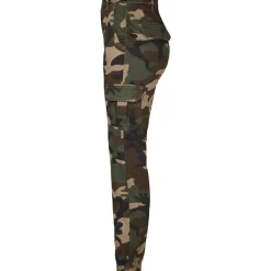 Discount High Waist - Naisten reisitaskuhousut, woodcamo Reisitaskuhousut|Urban Wear Katukamaa