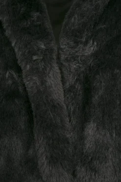 Clearance Hooded Teddy - Naisten välikausitakki, musta Takit|Urban Wear Katukamaa