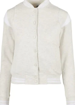 Discount Ladies Inset - Naisten collegetakki, lightgrey white Takit|Urban Wear Katukamaa