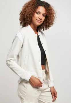Discount Ladies Inset - Naisten collegetakki, lightgrey white Takit|Urban Wear Katukamaa