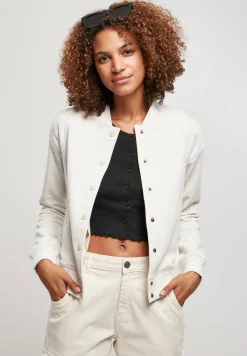 Discount Ladies Inset - Naisten collegetakki, lightgrey white Takit|Urban Wear Katukamaa