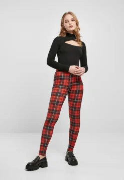 Discount Ladies Soft AOP - Leggings, redcheck Leggingsit|Sport