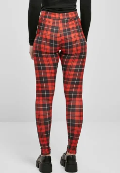Discount Ladies Soft AOP - Leggings, redcheck Leggingsit|Sport