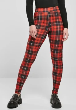 Discount Ladies Soft AOP - Leggings, redcheck Leggingsit|Sport