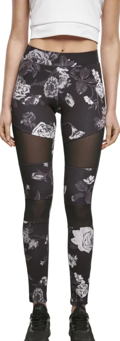 Discount Ladies Tech Mesh AOP - Leggings, darkflower Leggingsit|Sport