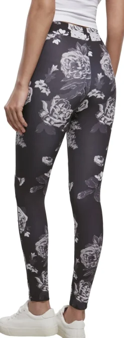 Discount Ladies Tech Mesh AOP - Leggings, darkflower Leggingsit|Sport