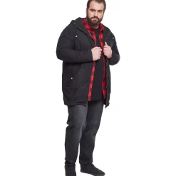 Outlet Light Cotton Parka - Välikausitakki, musta Urban Wear Katukamaa|Takit