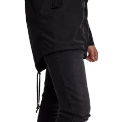 Outlet Light Cotton Parka - Välikausitakki, musta Urban Wear Katukamaa|Takit
