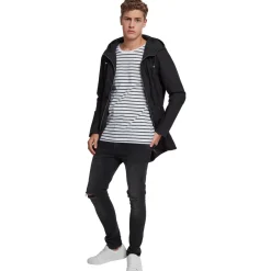 Outlet Light Cotton Parka - Välikausitakki, musta Urban Wear Katukamaa|Takit