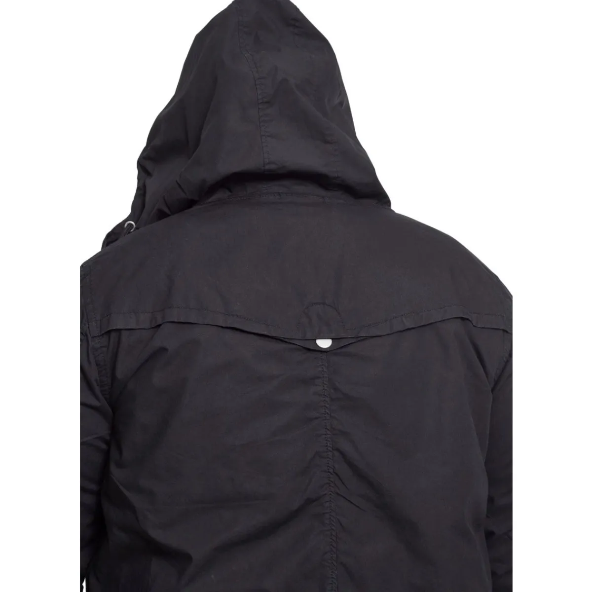 Outlet Light Cotton Parka - Välikausitakki, musta Urban Wear Katukamaa|Takit