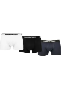 Hot Organic - Bokserit 3kpl, white/navy/black Urban Wear Katukamaa|Alusvaatteet