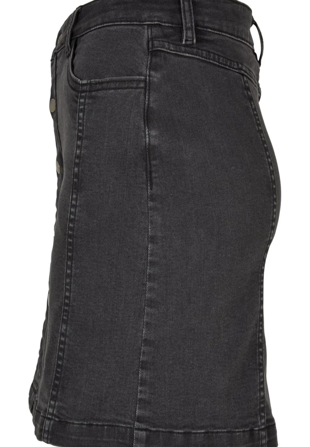 Outlet Organic Stretch Button Denim - Farkkuhame, black Hameet|Urban Wear Katukamaa