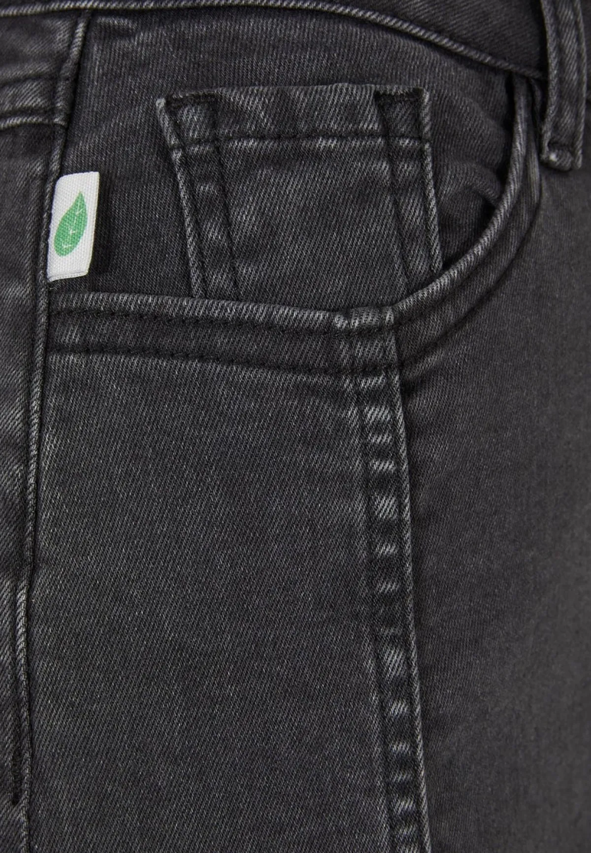 Outlet Organic Stretch Button Denim - Farkkuhame, black Hameet|Urban Wear Katukamaa