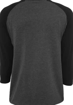 Discount 3/4 - Paita, cha/blk Urban Wear Katukamaa|Pitkähihaiset Paidat