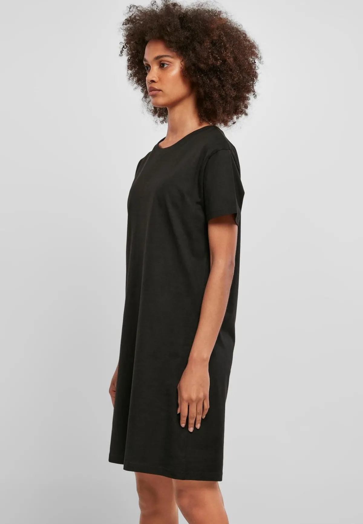 Clearance Recycled Cotton Boxy Tee - Naisten mekko, musta Mekot|Urban Wear Katukamaa