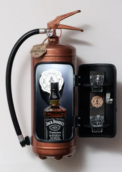 Outlet Vaahtosammutin Baarikaappi - Firebar (Copper) Juoma- Ja Shottilasit|Hyllyt & Säilytys