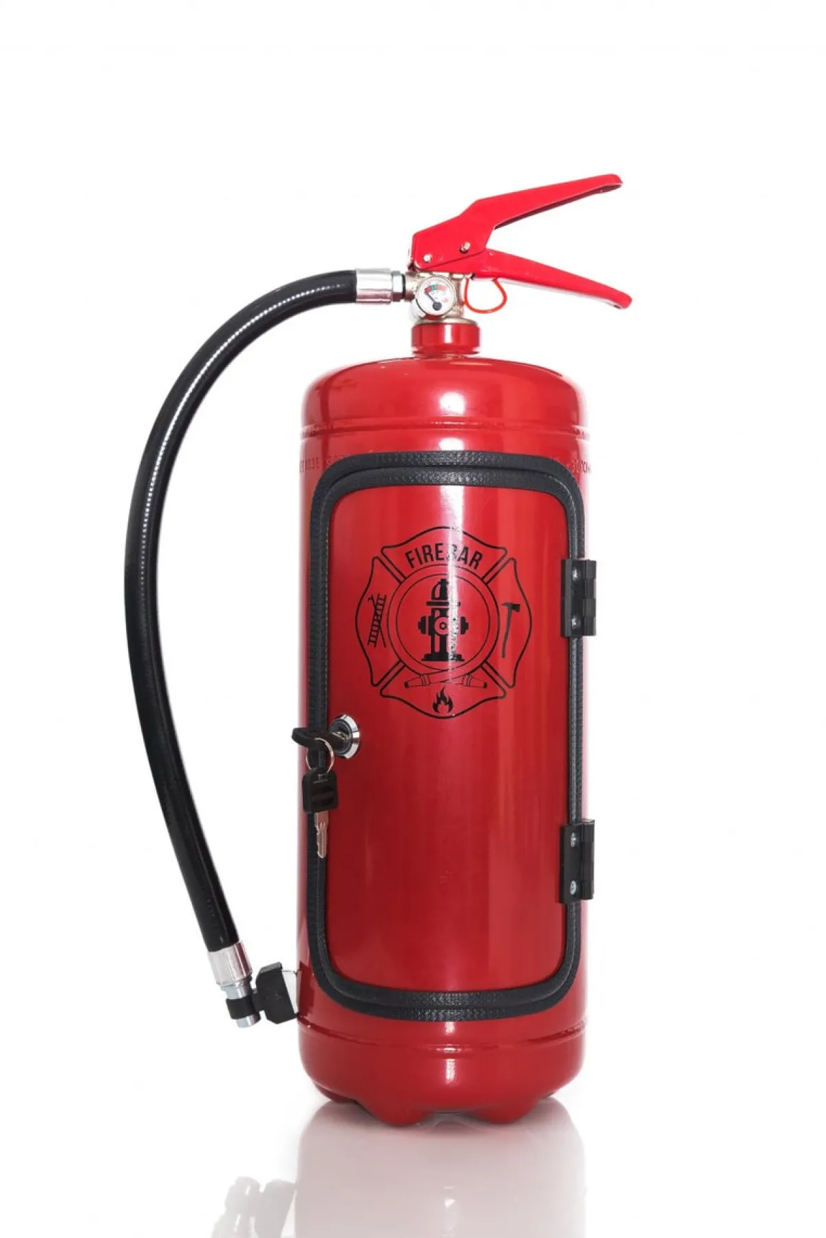 Outlet Vaahtosammutin Baarikaappi - Firebar (Red) Hyllyt & Säilytys|60-Vuotiaalle