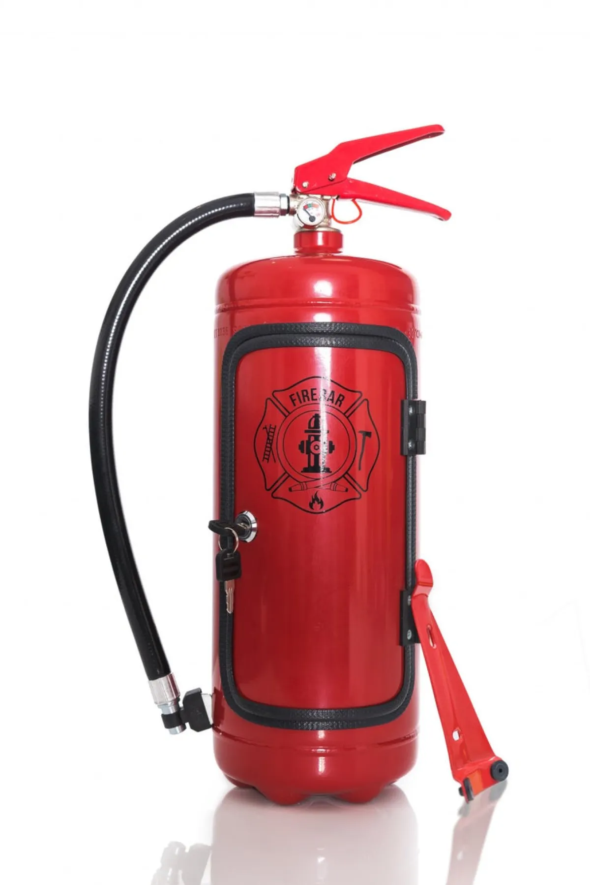 Outlet Vaahtosammutin Baarikaappi - Firebar (Red) Hyllyt & Säilytys|60-Vuotiaalle