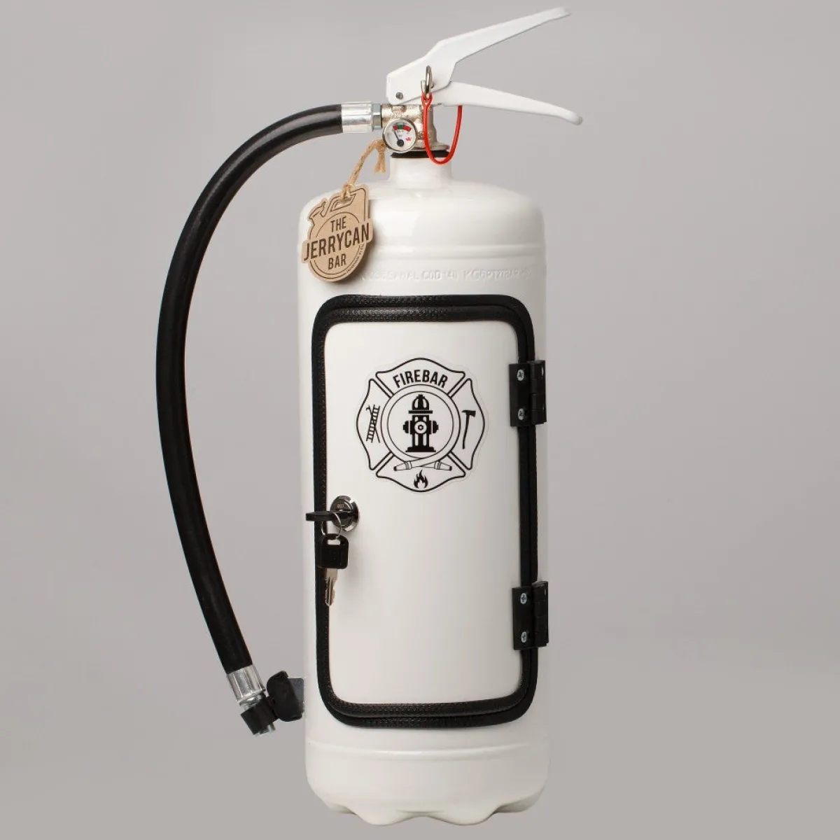 New Vaahtosammutin Baarikaappi - Firebar (White) Juoma- Ja Shottilasit|Hyllyt & Säilytys