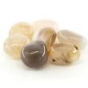 New Valkoinen Akaatti - Rumpuhiottu 20-30mm Rumpuhiotut Kivet|Akaatti