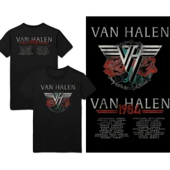 Hot Van Halen '84 Tour - T-paita Bändipaidat|Van Halen