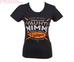 Outlet Vauhtimimmi Lady Fit T-paita / T-paita Asenne T-Paidat|Bikerit