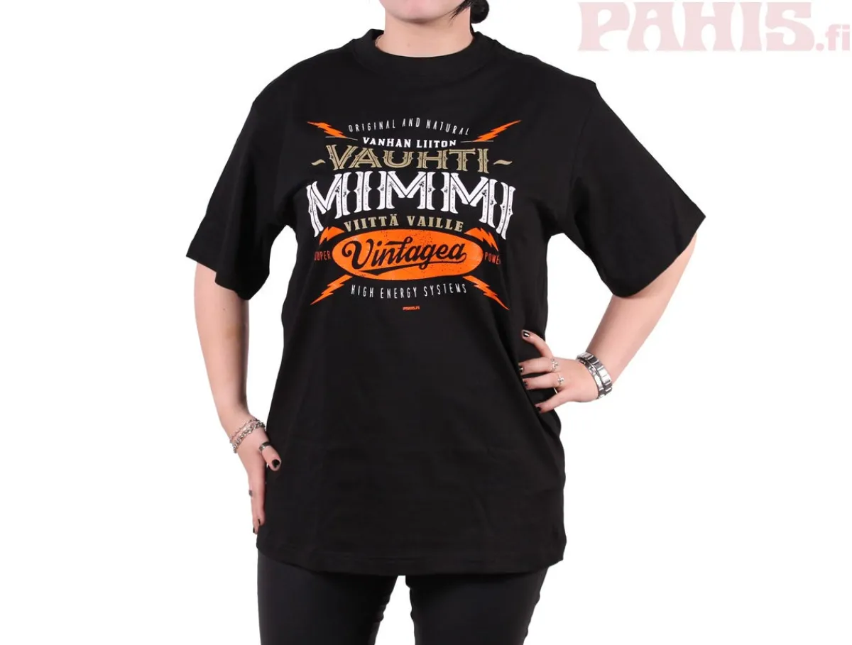 Outlet Vauhtimimmi Lady Fit T-paita / T-paita Asenne T-Paidat|Bikerit