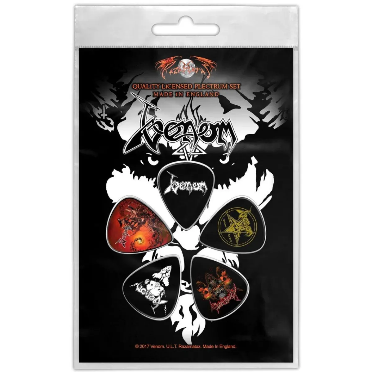 Venom: Black Metal - Plektrasetti 5kpl Plektrasetit|Venom