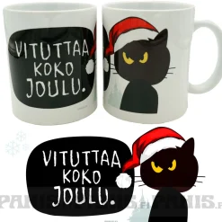 New Vituttaa koko joulu - Muki Kissateema|Kissamukit