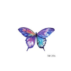 Hot Watercolor butterfly - pieni siirtotatuointi Siirtotatuoinnit