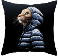 Discount Winter Cat - Koristetyynynpäällinen Kissateema|Urban Wear Katukamaa