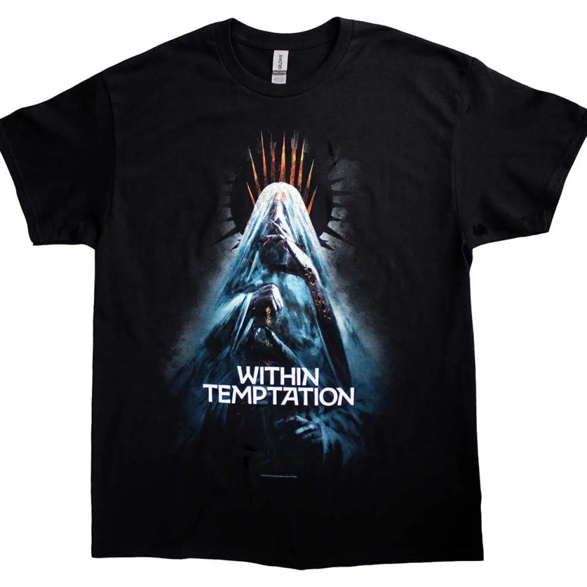 Clearance Within Temptation Bleed Out Veil - T-paita Goottikamaa|Bändipaidat
