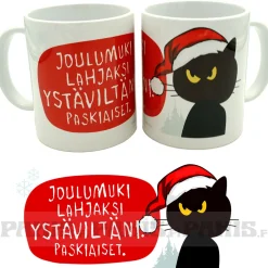 Hot Ystävät paskiaiset- Muki Huumorimukit|Kissamukit